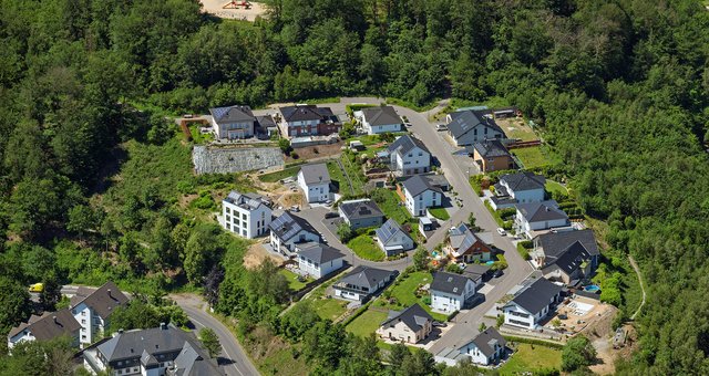 Wohngebiet Belvedere Gummersbach Luftbild